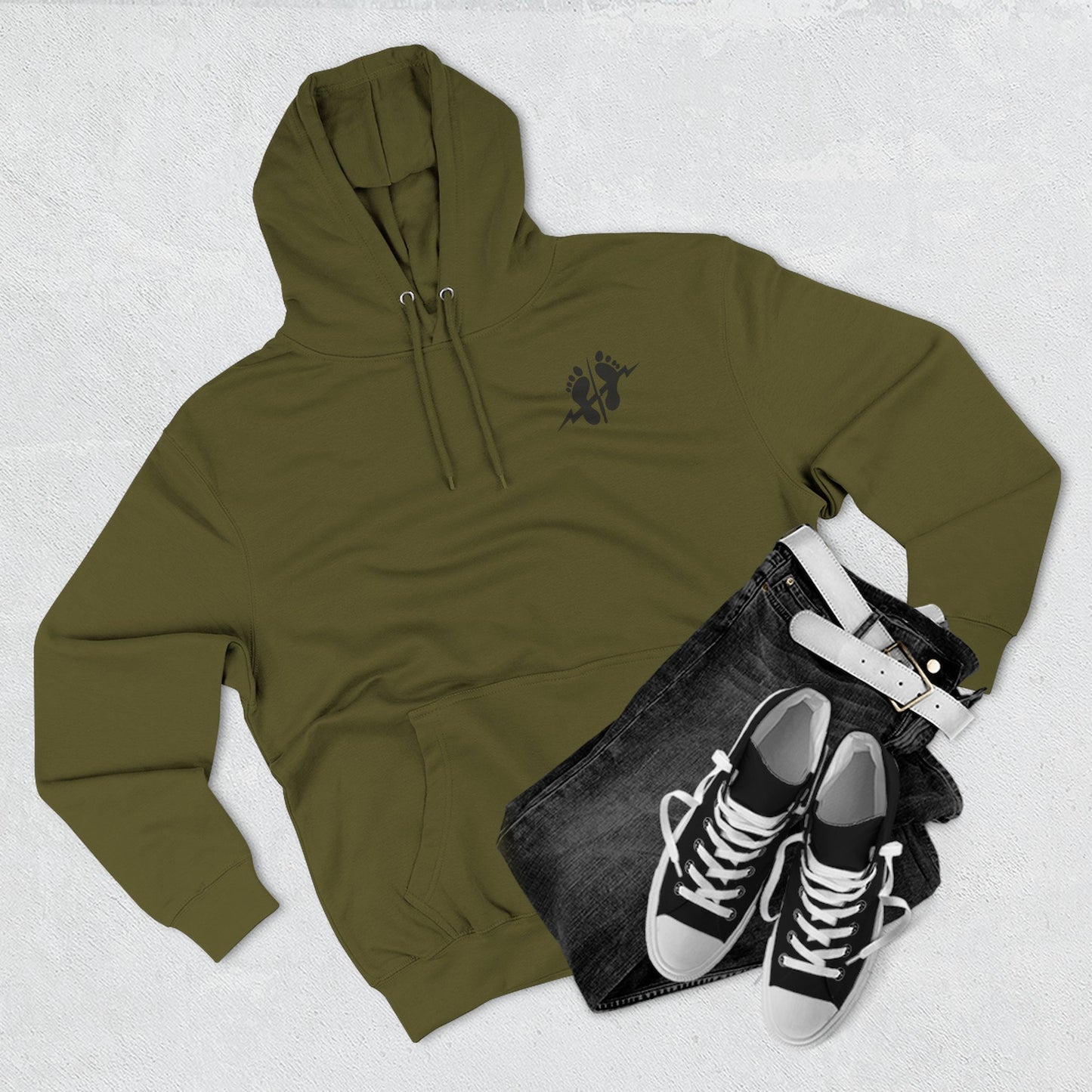 PJ | Green Feet Hoodie