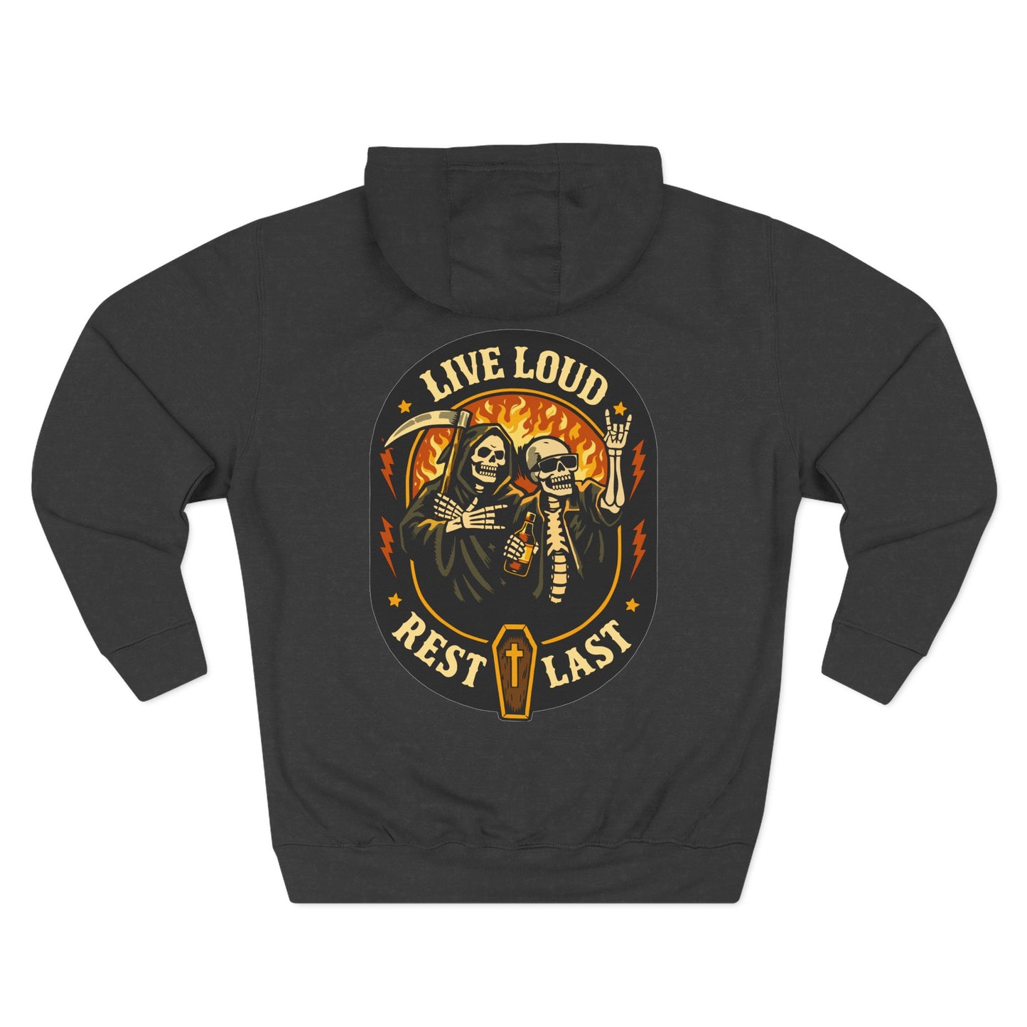 Live Loud · Rest Last Hoodie