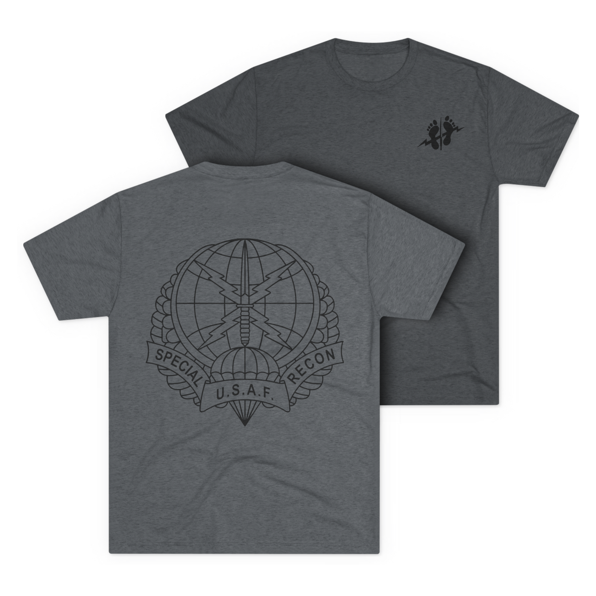 LSSC SR | Green Feet Tee - Tri-Blend Premium Heather