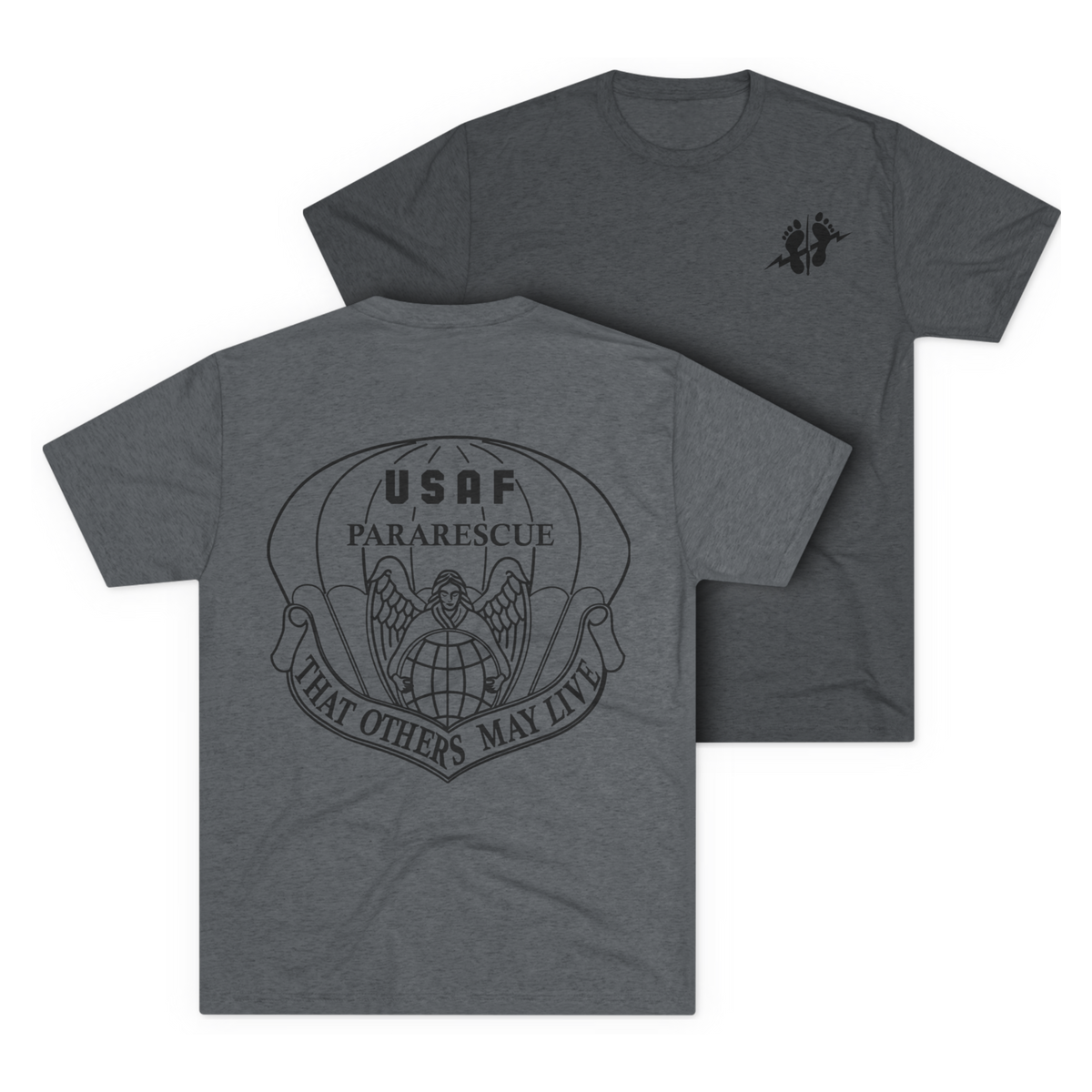 LSSC PJ | Green Feet Tee - Tri-Blend Premium Heather