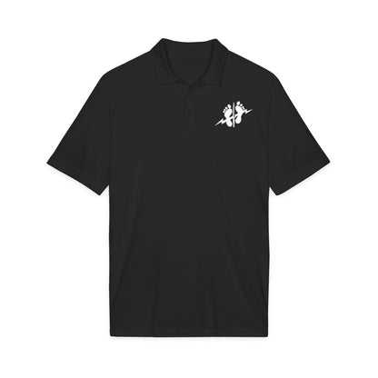 Men's Green Feet Polo | Embroidered