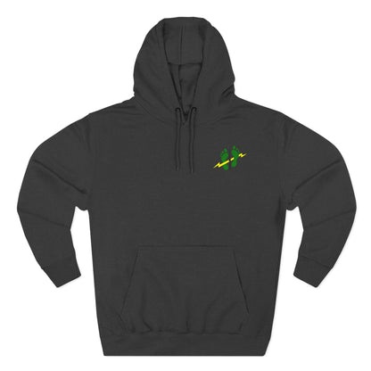 Silver Team | Green Feet Colored Hoodie