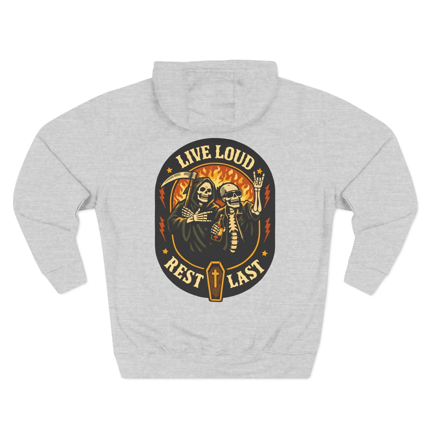 Live Loud · Rest Last Hoodie