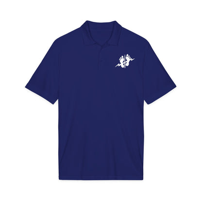Men's Green Feet Polo | Embroidered