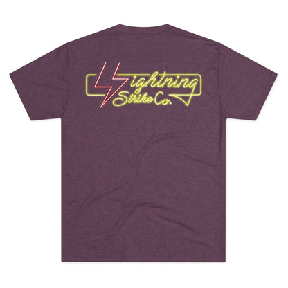 Neon Lightning Strike Tee
