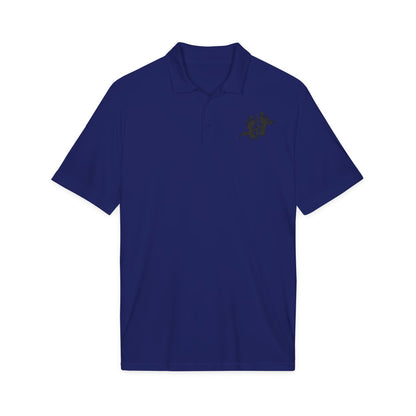 Men's Green Feet Polo | Embroidered