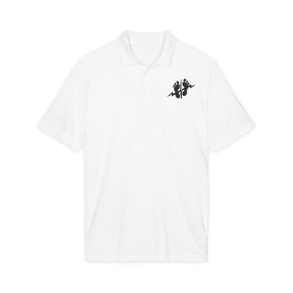 Men's Green Feet Polo | Embroidered