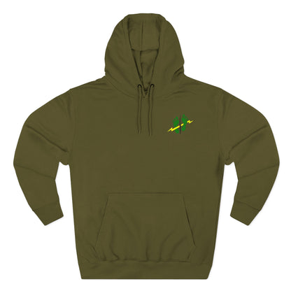 Silver Team | Green Feet Colored Hoodie