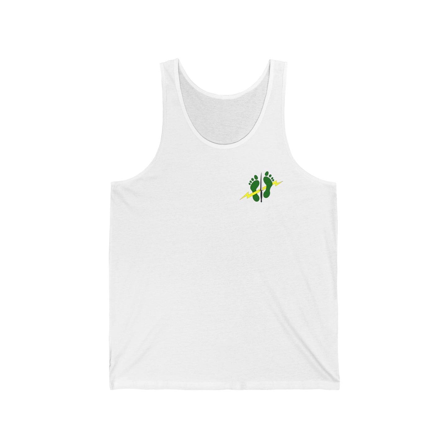 Silver Team | Green Feet Colored Tank