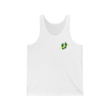 Silver Team | Green Feet Colored Tank