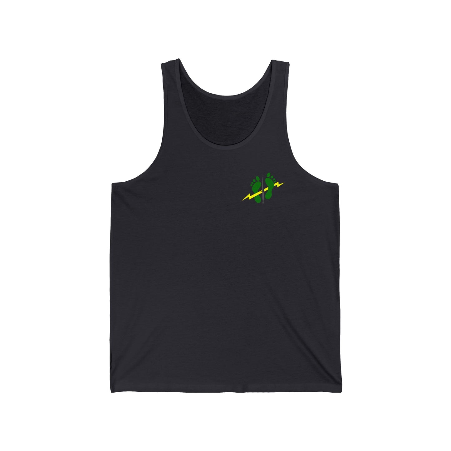 Silver Team | Green Feet Colored Tank
