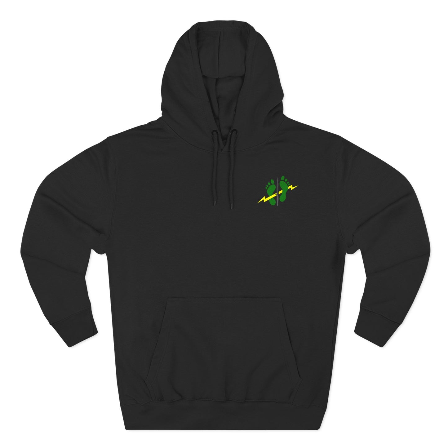 Silver Team | Green Feet Colored Hoodie