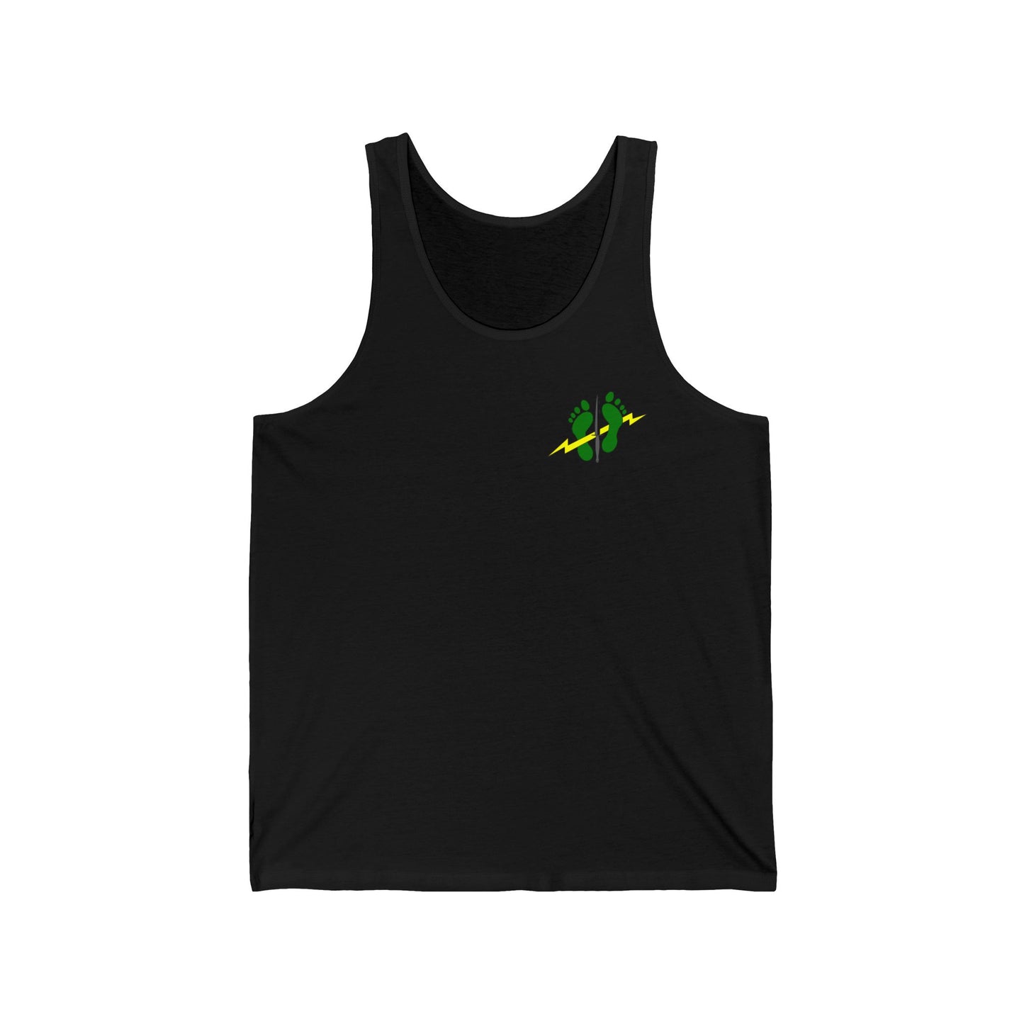 Silver Team | Green Feet Colored Tank