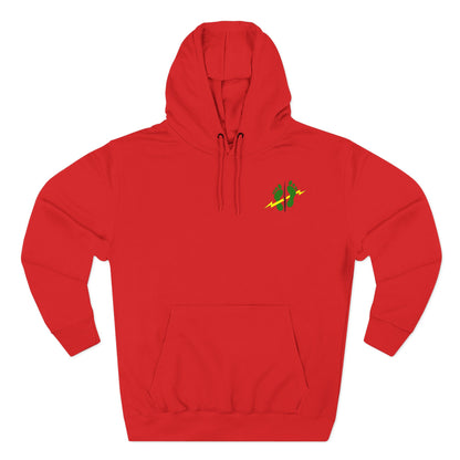 Silver Team | Green Feet Colored Hoodie