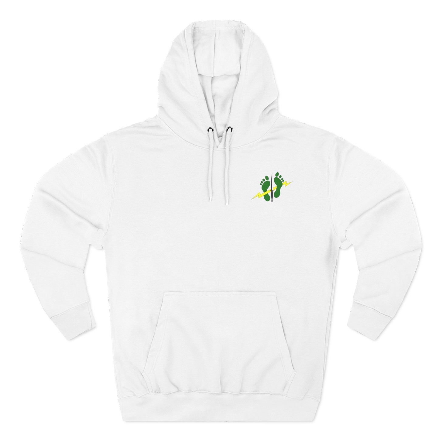Silver Team | Green Feet Colored Hoodie
