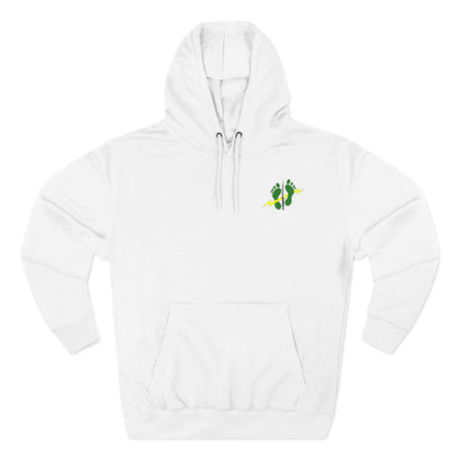 Silver Team | Green Feet Colored Hoodie