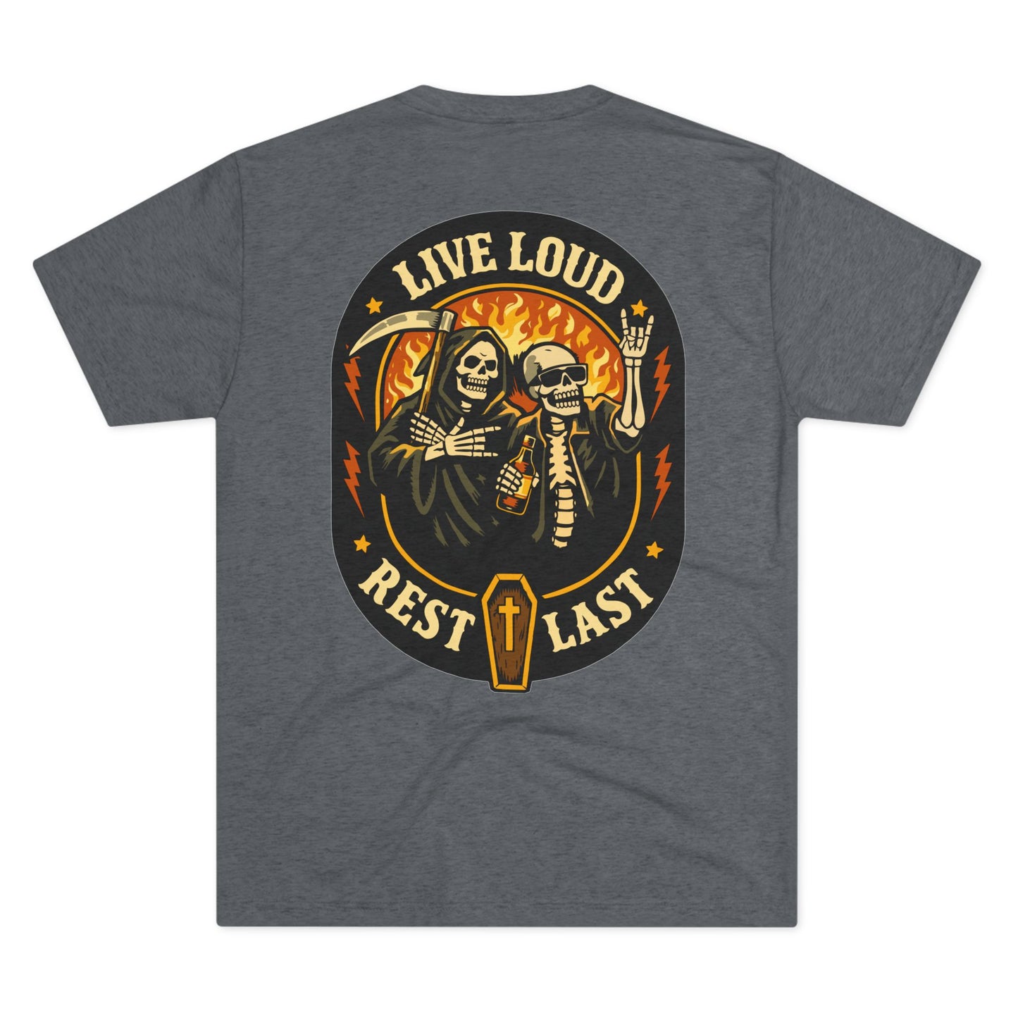Live Loud · Rest Last Tee