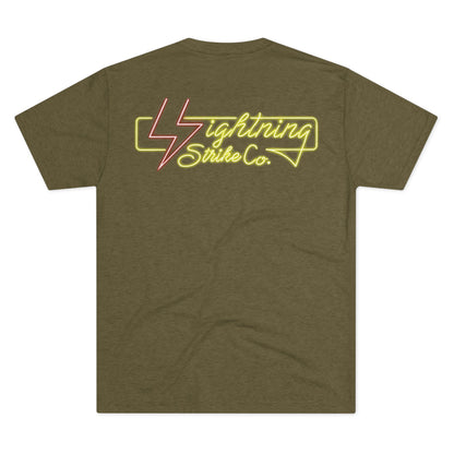 Neon Lightning Strike Tee