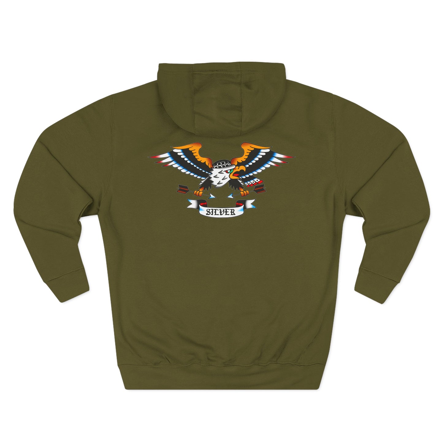 Silver Team | Green Feet Colored Hoodie