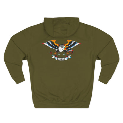 Silver Team | Green Feet Colored Hoodie
