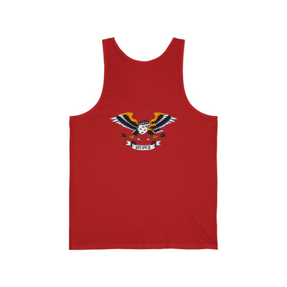 Silver Team | Green Feet Colored Tank