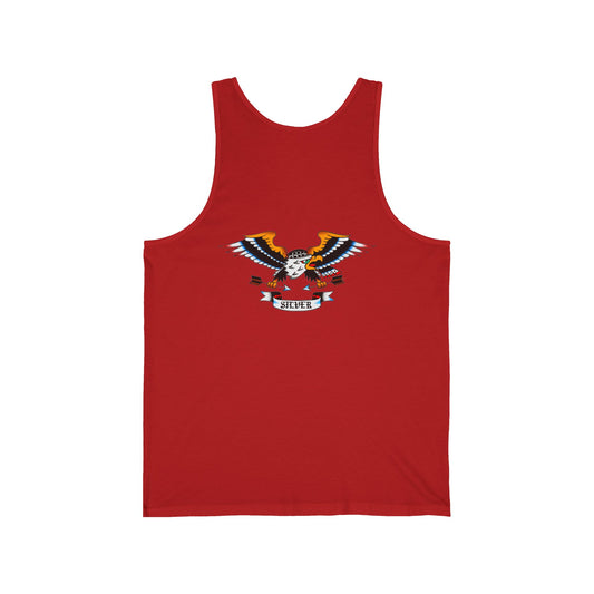 Silver Team | Green Feet Colored Tank