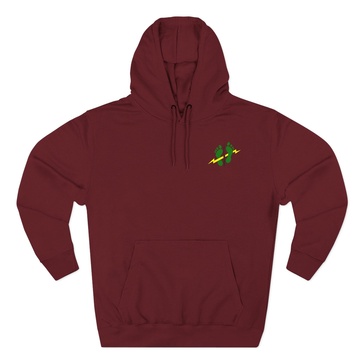 Silver Team | Green Feet Colored Hoodie