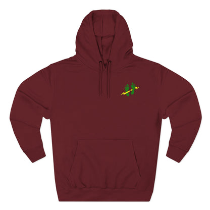 Silver Team | Green Feet Colored Hoodie