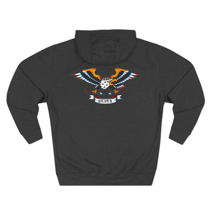 Silver Team | Green Feet Colored Hoodie