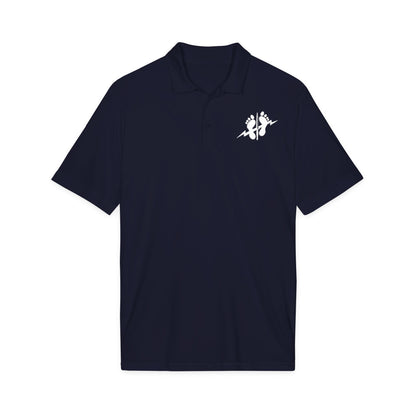 Men's Green Feet Polo | Embroidered