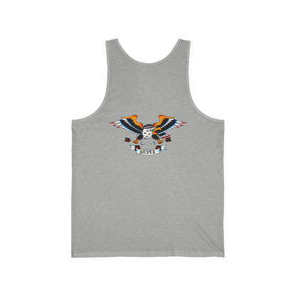 Silver Team | Green Feet Colored Tank