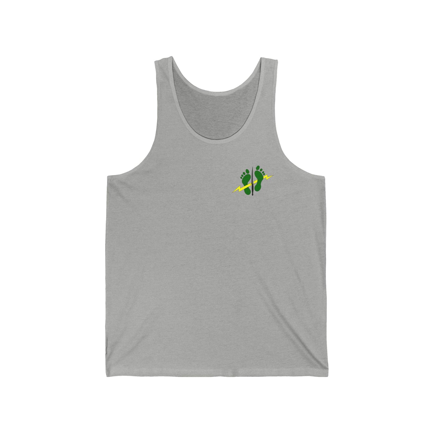 Silver Team | Green Feet Colored Tank