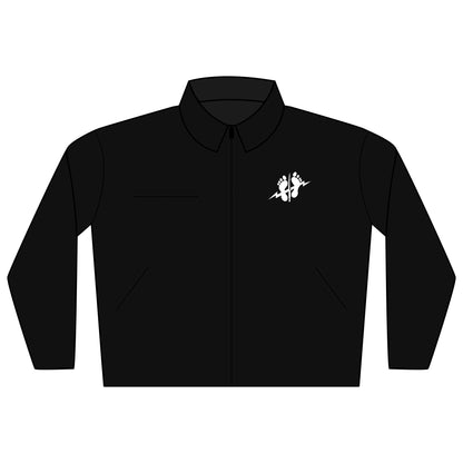 Green Feet Duck Cloth Work Jacket | Embroidered