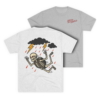 LSSC Free Fallin' Tee - Tri-Blend Heather White