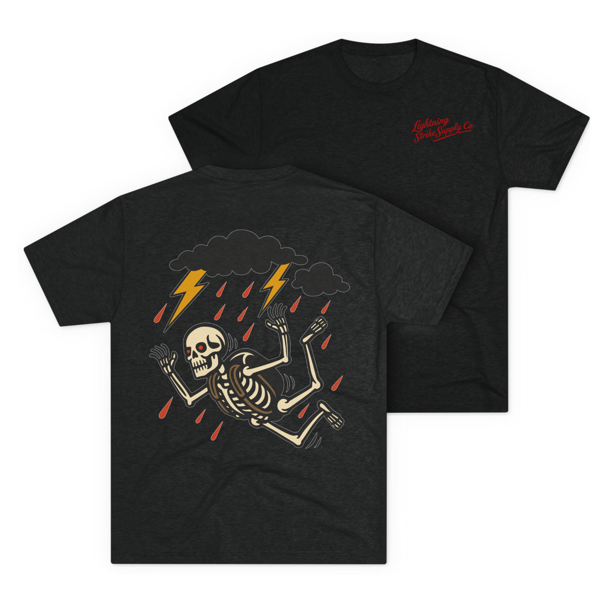 LSSC Free Fallin' Tee - Tri-Blend Vintage Black