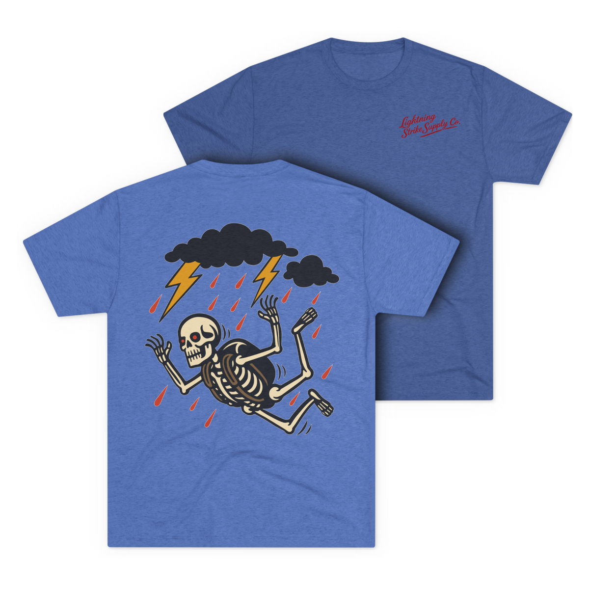LSSC Free Fallin' Tee - Tri-Blend Vintage Royal