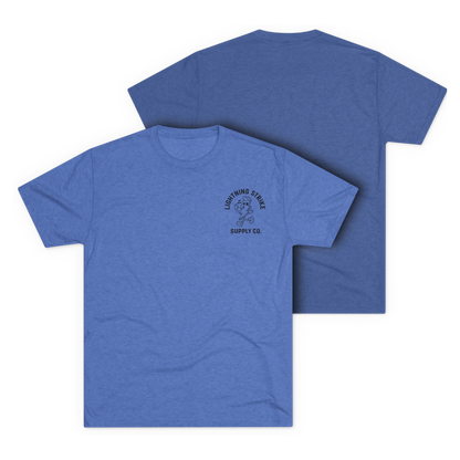 LSSC Bolt Boy Tee - Tri-Blend Vintage Royal