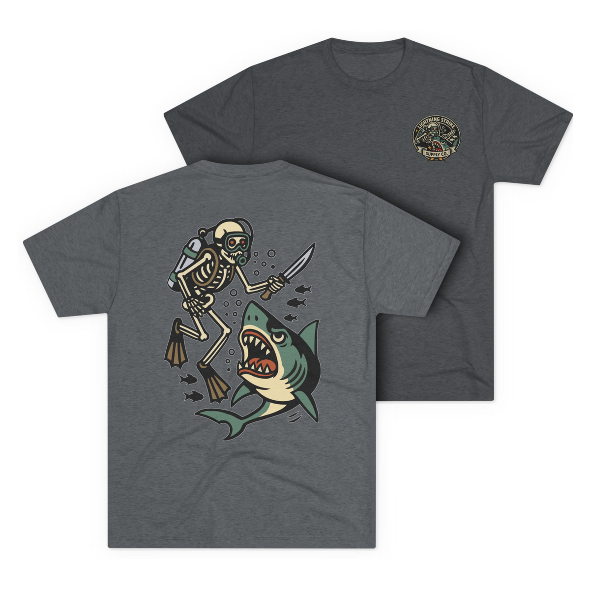 LSSC Deep Six Tee - Tri-Blend Premium Heather