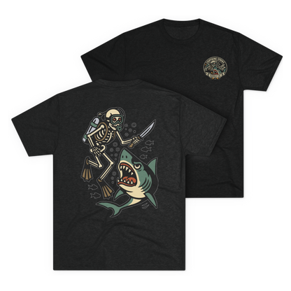 LSSC Deep Six Tee - Tri-Blend Vintage Black