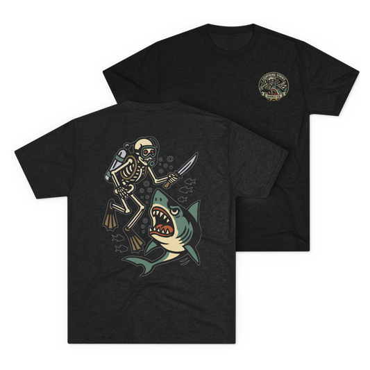 LSSC Deep Six Tee - Tri-Blend Vintage Black