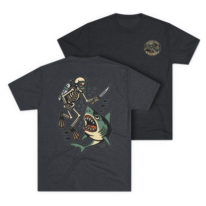 LSSC Deep Six Tee - Tri-Blend Vintage Navy
