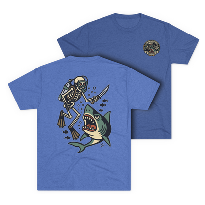 LSSC Deep Six Tee - Tri-Blend Vintage Royal