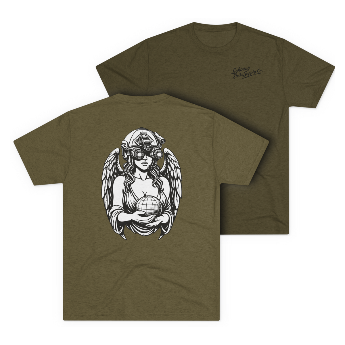 LSSC Always Ready, Always Willing Tee - Tri-Blend Military Green