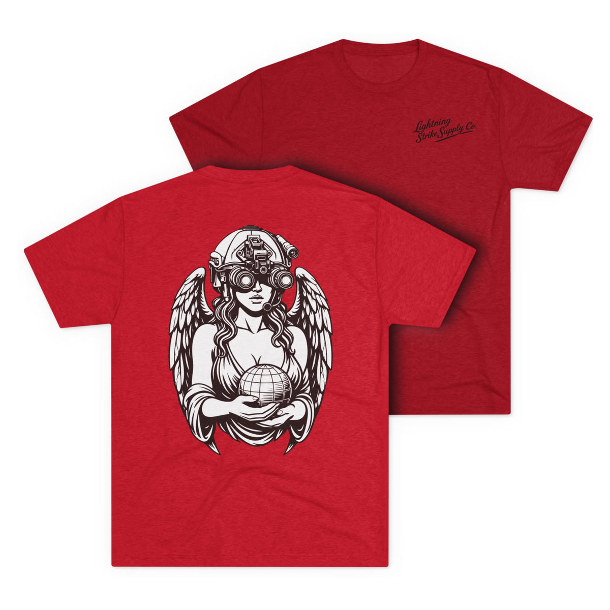 LSSC Always Ready, Always Willing Tee - Tri-Blend Vintage Red