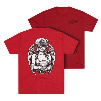 LSSC Always Ready, Always Willing Tee - Tri-Blend Vintage Red