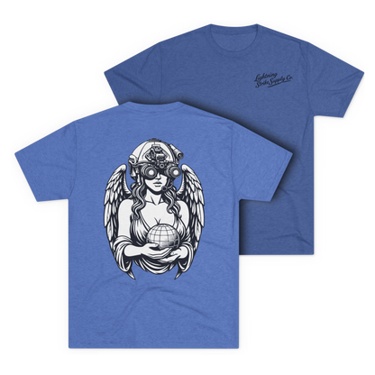 LSSC Always Ready, Always Willing Tee - Tri-Blend Vintage Royal