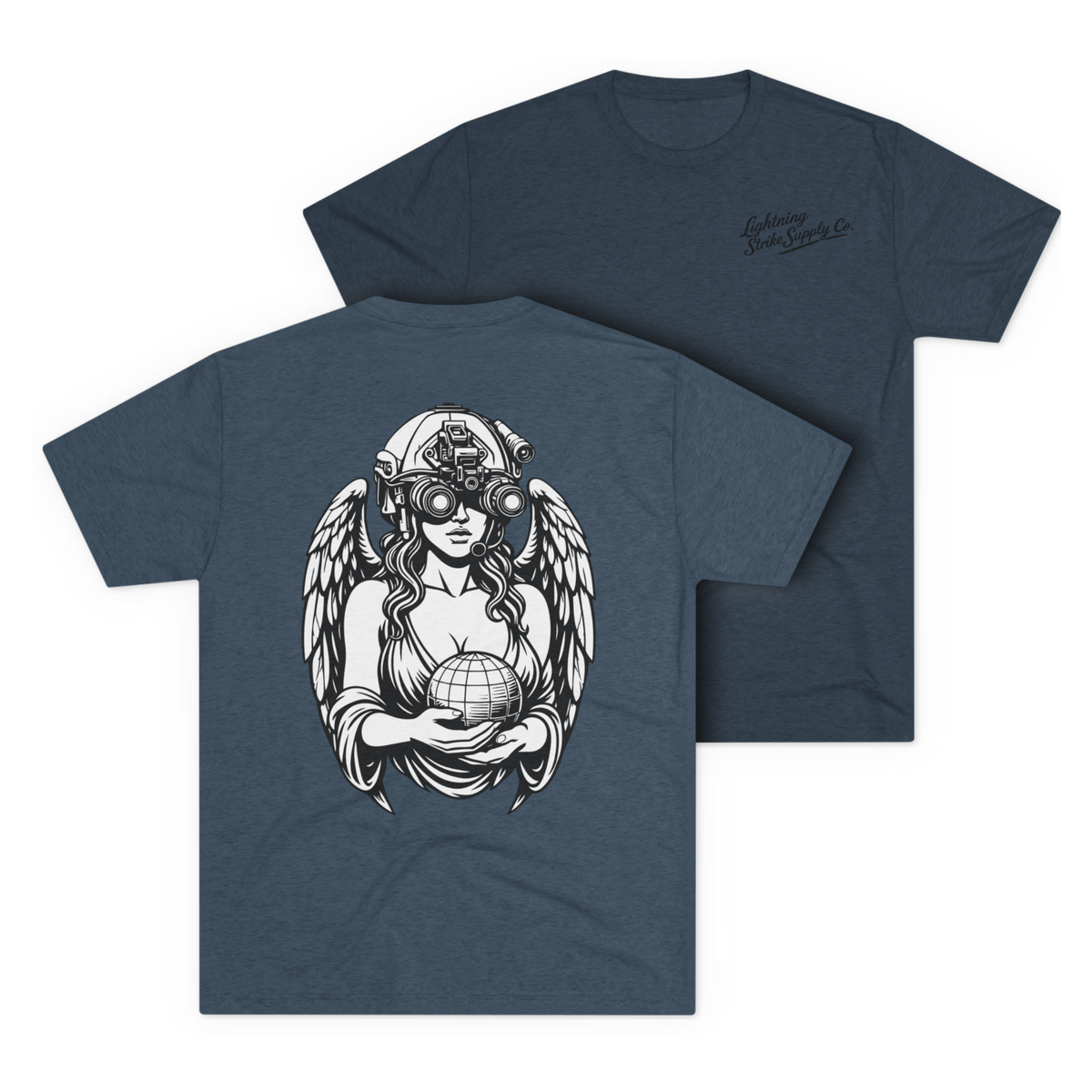 LSSC Always Ready, Always Willing Tee - Tri-Blend Indigo