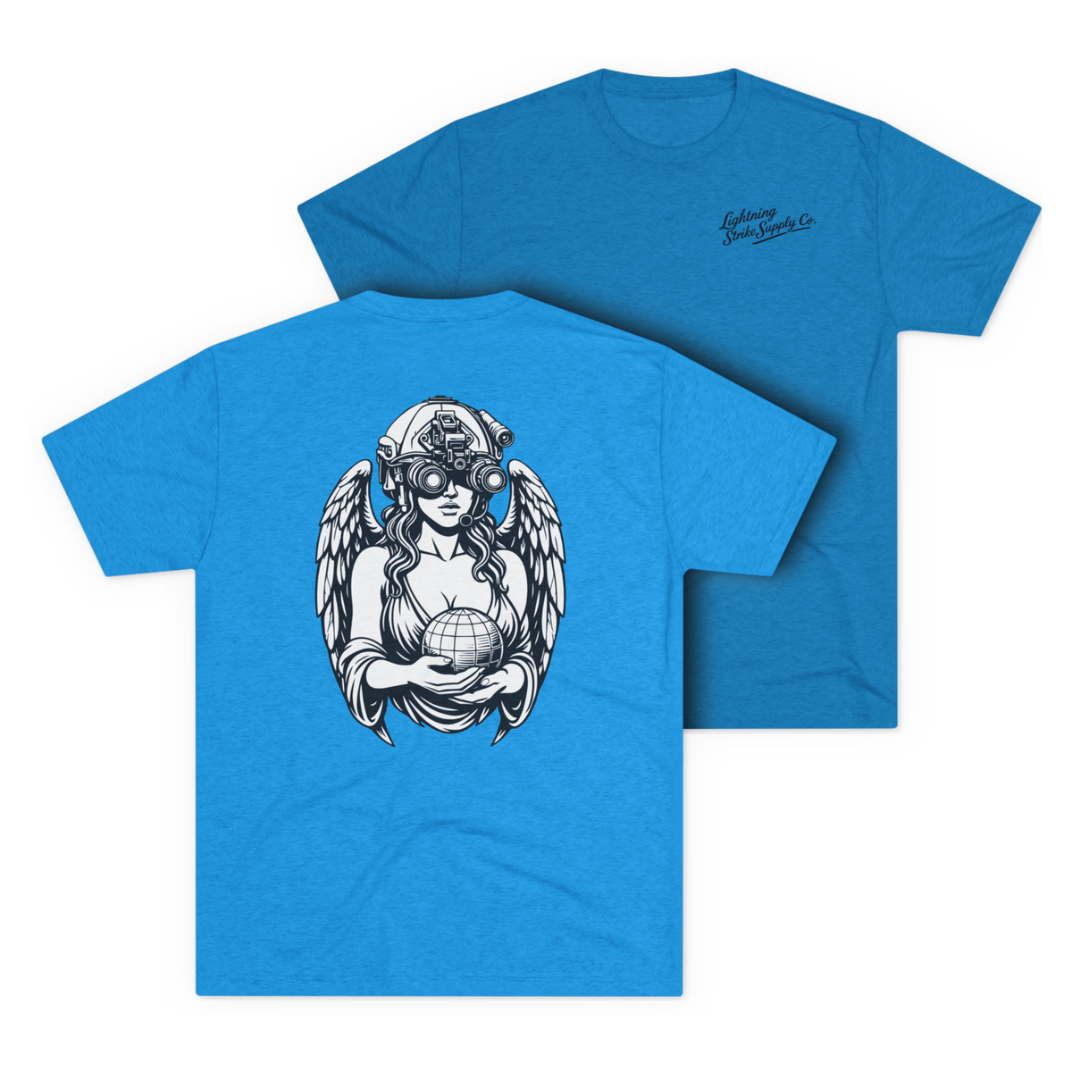 LSSC Always Ready, Always Willing Tee - Tri-Blend Vintage Turquoise