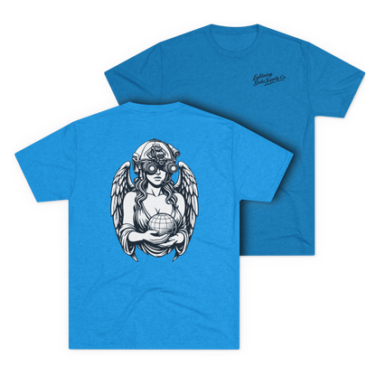 LSSC Always Ready, Always Willing Tee - Tri-Blend Vintage Turquoise