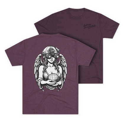 LSSC Always Ready, Always Willing Tee - Tri-Blend Vintage Purple